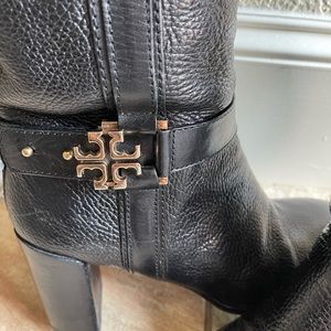 Tory Burch black high boots